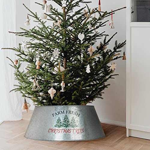 MARRAKESCH Weihnachtsbaum Kragen aus Metall 60cm Silber Christbaum Nest Arjan als Weihnachtsdeko von Marrakesch Orient & Mediterran Interior