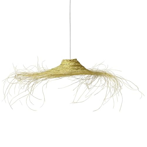 Marrakesch Boho Pendelleuchte aus Stroh Palmenblatt | Handgefertigte Hängelampe Natur 50 cm | Deckenleuchte Mayari im Ethno-Stil für Wohnzimmer, Esszimmer, Terrasse oder Bar | LED geeignet und Unikat Marrakesch Boho Pendelleuchte aus Stroh Palmenblatt | Handgefertigte Hängelampe Natur 50 cm | Deckenleuchte Mayari im Ethno-Stil für Wohnzimmer, Esszimmer, Terrasse oder Bar | LED geeignet und Unikat von Marrakesch Orient & Mediterran Interior