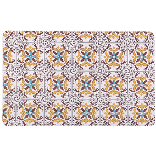 Marrakesch Elegante Bedruckte Tischset 43 x 28 cm Groß- Stilvolle Platzmatten Tinghi 3 als Akzente für Ihren Esstisch von Marrakesch Orient & Mediterran Interior