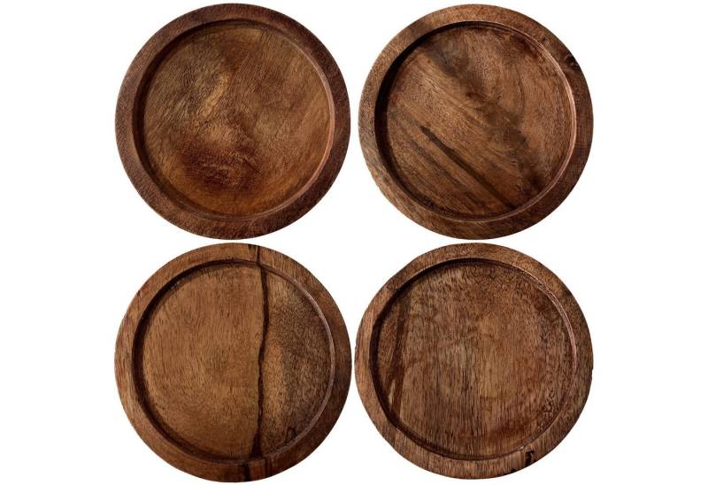 Marrakesch Orient & Mediterran Interior Becheruntersetzer 4er Set Vintage Blumentopf Untersetzer Tablett aus Holz Mandy, 4-tlg., Ø = 15cm und 2cm Hoch Marrakesch Orient & Mediterran Interior Becheruntersetzer 4er Set Vintage Blumentopf Untersetzer Tablett aus Holz Mandy, 4-tlg., Ø = 15cm und 2cm Hoch von Marrakesch Orient & Mediterran Interior