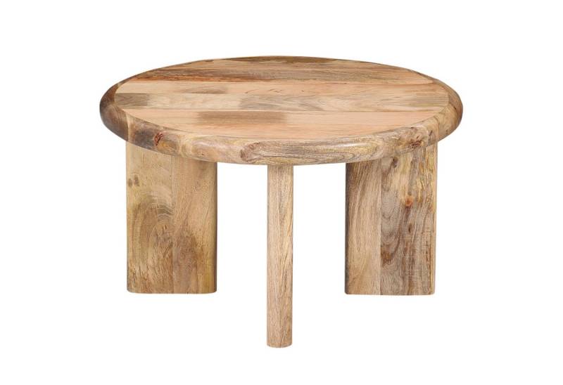 Marrakesch Orient & Mediterran Interior Couchtisch Couchtisch Acaimo 55 cm rund aus massivem Mangoholz, Skandinavisch (1-St) von Marrakesch Orient & Mediterran Interior