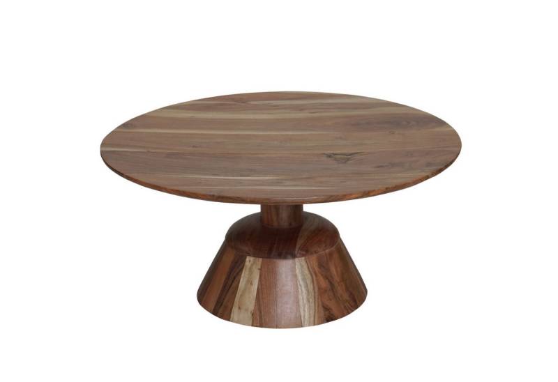 Marrakesch Orient & Mediterran Interior Couchtisch Couchtisch Adisa 76cm Mangoholz rund Handarbeit Mid-Century Modern (1-St) von Marrakesch Orient & Mediterran Interior