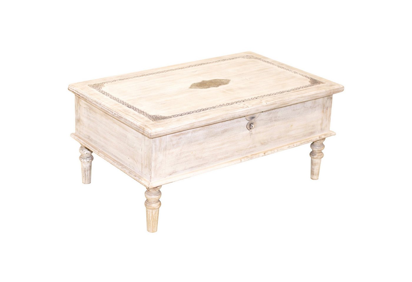 Marrakesch Orient & Mediterran Interior Couchtisch Orientalischer Tisch Truhentisch Abanoub - 100cm (1-St) von Marrakesch Orient & Mediterran Interior