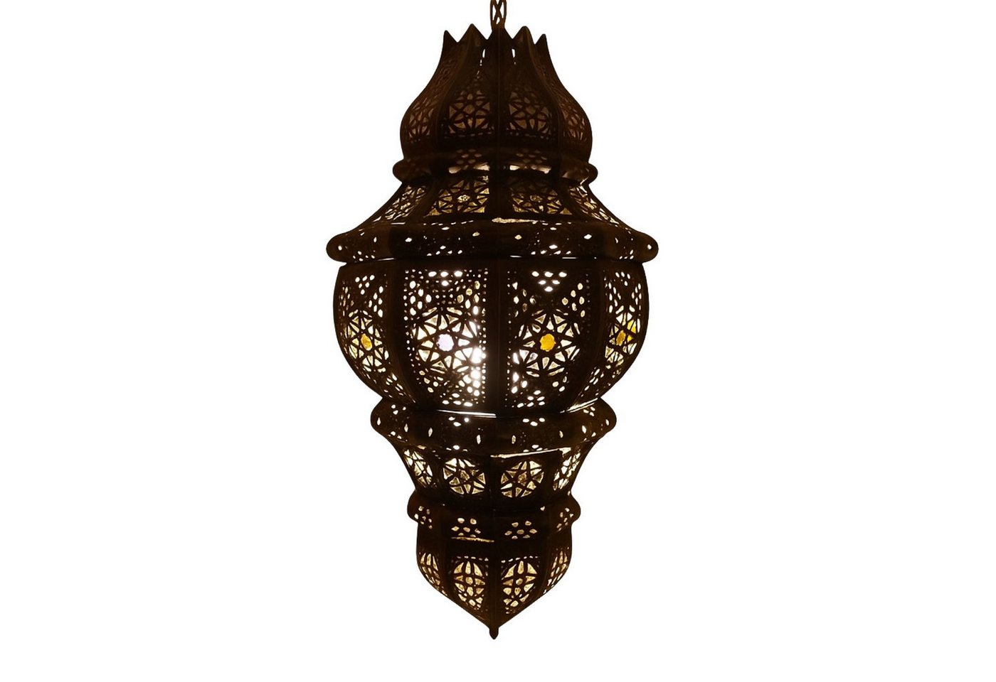 Marrakesch Orient & Mediterran Interior Deckenleuchte Abal – Marokkanische Hängeleuchte Lampe aus Metall mit Muster 47cm Marrakesch Orient & Mediterran Interior Deckenleuchte Abal – Marokkanische Hängeleuchte Lampe aus Metall mit Muster 47cm von Marrakesch Orient & Mediterran Interior