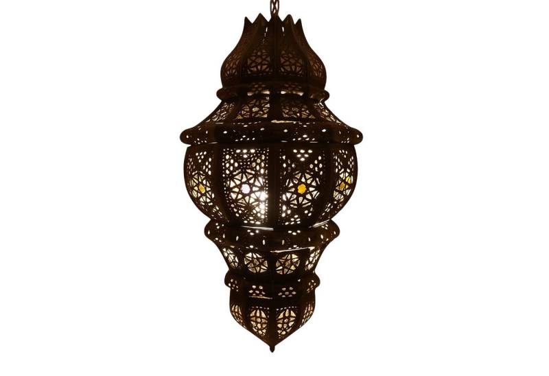 Marrakesch Orient & Mediterran Interior Deckenleuchte Abal – Marokkanische Hängeleuchte Lampe aus Metall mit Muster 47cm Marrakesch Orient & Mediterran Interior Deckenleuchte Abal – Marokkanische Hängeleuchte Lampe aus Metall mit Muster 47cm von Marrakesch Orient & Mediterran Interior