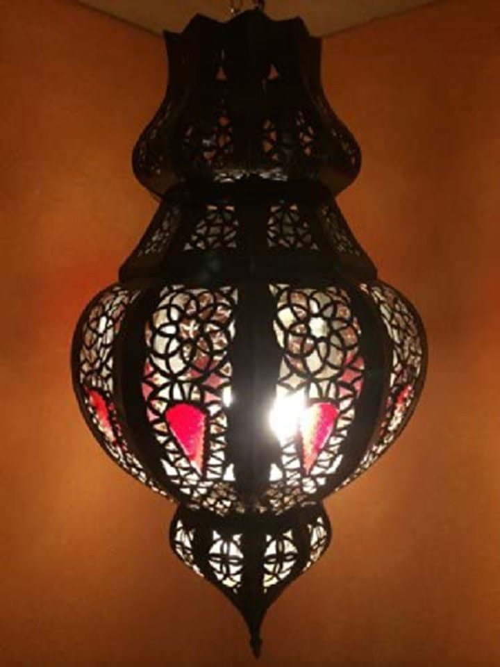 Marrakesch Orient & Mediterran Interior Deckenleuchte Orientalische Lampe Pendelleuchte Rostfarben Azah von Marrakesch Orient & Mediterran Interior