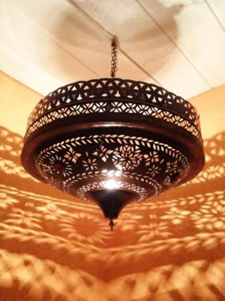Marrakesch Orient & Mediterran Interior Deckenleuchte Orientalische Lampe Pendelleuchte Rostoptik Ashya von Marrakesch Orient & Mediterran Interior