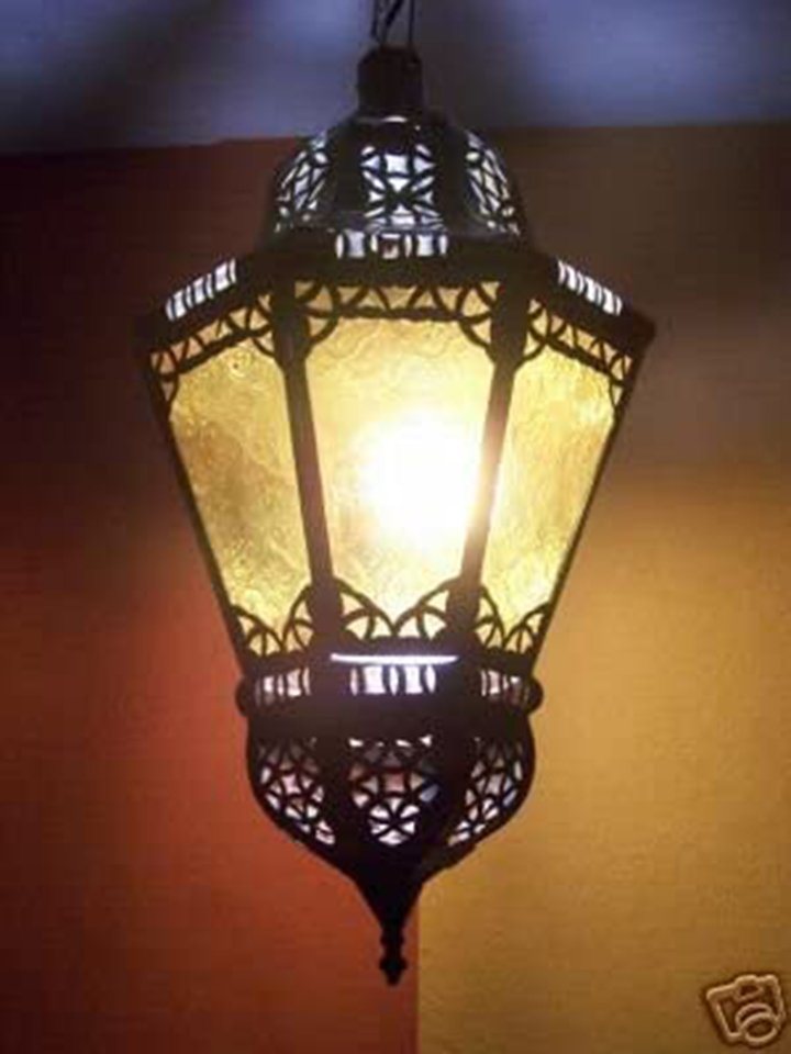 Marrakesch Orient & Mediterran Interior Deckenleuchte Orientalische Lampe Pendelleuchte Rot 53cm, ohne Leuchtmittel, Handarbeit von Marrakesch Orient & Mediterran Interior