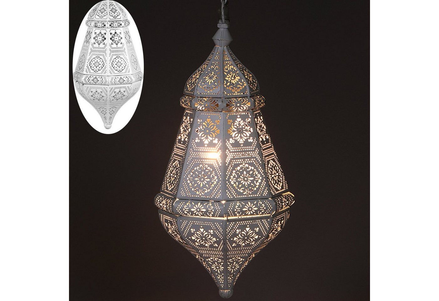 Marrakesch Orient & Mediterran Interior Deckenleuchte Orientalische Pendelleuchte Lampe Salma, Hängeleuchte, Deckenlampe, Handarbeit von Marrakesch Orient & Mediterran Interior