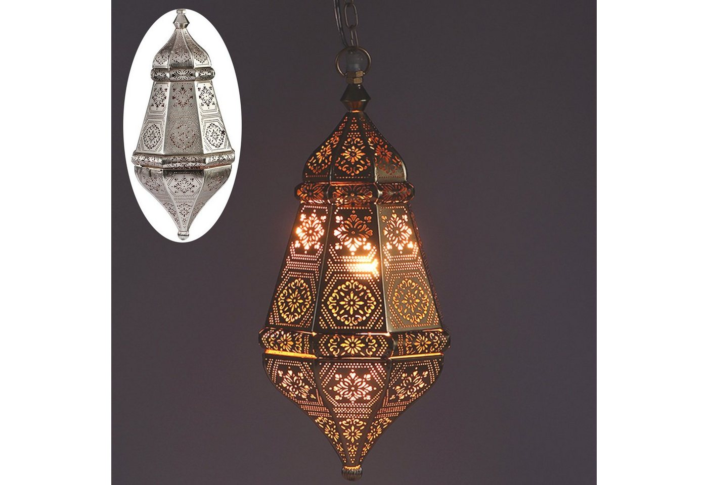 Marrakesch Orient & Mediterran Interior Deckenleuchte Orientalische Pendelleuchte Lampe Salma, Hängeleuchte, Deckenlampe, Handarbeit von Marrakesch Orient & Mediterran Interior