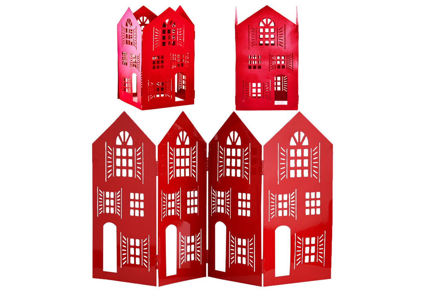 Marrakesch Orient & Mediterran Interior Dekofigur Häuserzeile Aufsteller Lichthaus Weihnachtsdeko Dobli Rot, Handarbeit Marrakesch Orient & Mediterran Interior Dekofigur Häuserzeile Aufsteller Lichthaus Weihnachtsdeko Dobli Rot, Handarbeit von Marrakesch Orient & Mediterran Interior