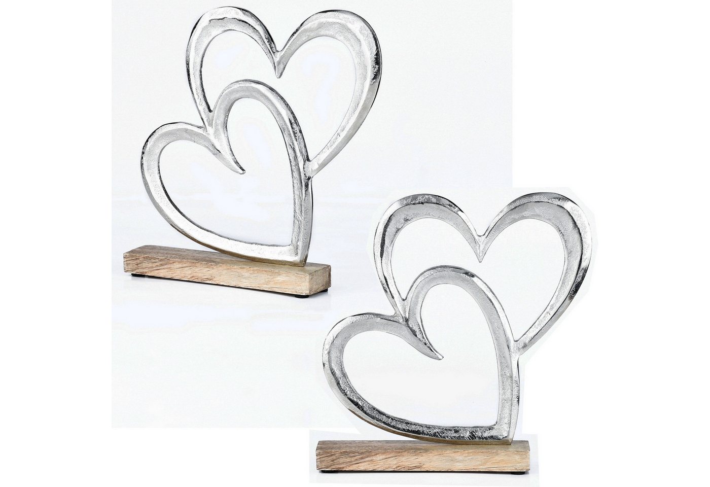Marrakesch Orient & Mediterran Interior Dekoobjekt 2er Set Herz Dekoaufsteller Dekoobjekt Silber Amour -8-, Handarbeit Marrakesch Orient & Mediterran Interior Dekoobjekt 2er Set Herz Dekoaufsteller Dekoobjekt Silber Amour -8-, Handarbeit von Marrakesch Orient & Mediterran Interior