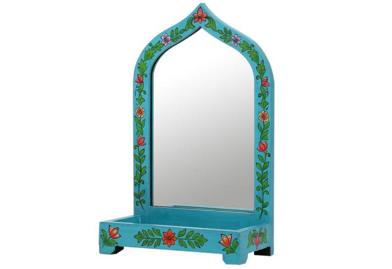 Marrakesch Orient & Mediterran Interior Dekospiegel Orientalische Deko Schminkspiegel Flurspiegel aus Holz Akriti -2-, Standspiegel von Marrakesch Orient & Mediterran Interior