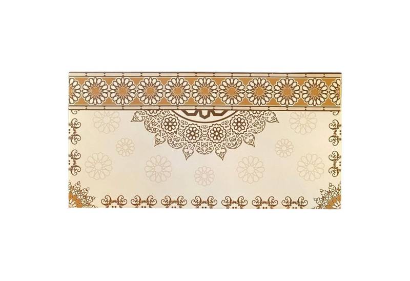 Marrakesch Orient & Mediterran Interior Fliesen-Bordüre Orientalische Wandfliesen Fliesen Bordüre Damaskus 1 Stk. - Muster 13, Keramik, Bordüre Muster 13, Pflegeleicht und Wasserdicht von Marrakesch Orient & Mediterran Interior