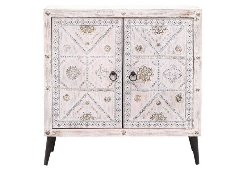 Marrakesch Orient & Mediterran Interior Kommode Boho Möbel Sideboard Kommode mit Türen Vaqui (1 St), Kommode mit Schublade und mit Türen erhältlich von Marrakesch Orient & Mediterran Interior