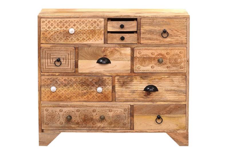 Marrakesch Orient & Mediterran Interior Kommode Industrial Möbel Sideboard Kommode mit Schubladen Nukesh (1 St), Handarbeit von Marrakesch Orient & Mediterran Interior