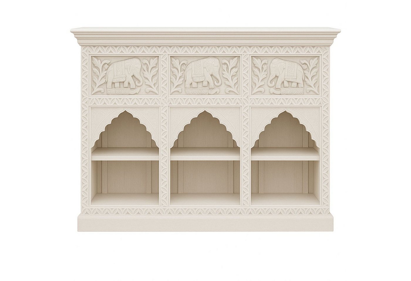 Marrakesch Orient & Mediterran Interior Kommode Orientalische Kommode Hasana 3 mit Elefantenmotiv, B 132cm Massivholz (1 St) von Marrakesch Orient & Mediterran Interior