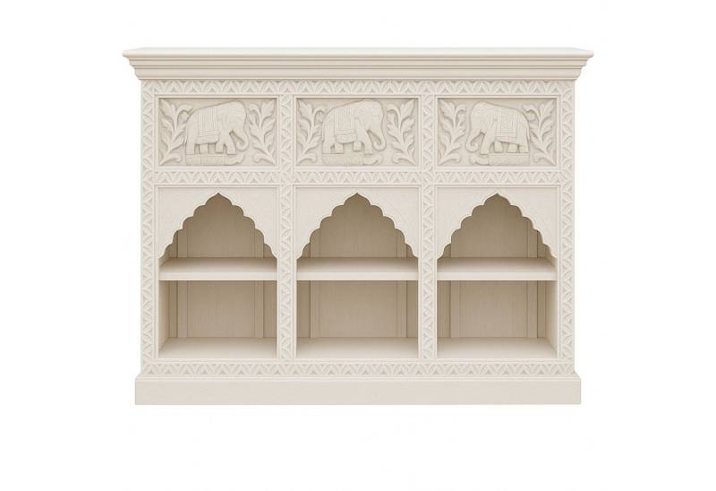 Marrakesch Orient & Mediterran Interior Kommode Orientalische Kommode Hasana 3 mit Elefantenmotiv, B 132cm Massivholz (1 St) von Marrakesch Orient & Mediterran Interior