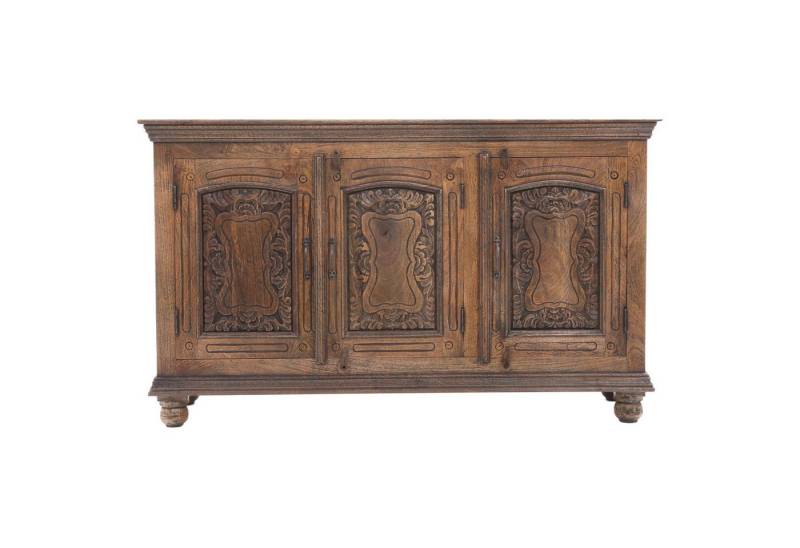 Marrakesch Orient & Mediterran Interior Kommode Vintage Sideboard Kommode mit Türen aus Holz Somios braun 150cm (1 St) von Marrakesch Orient & Mediterran Interior