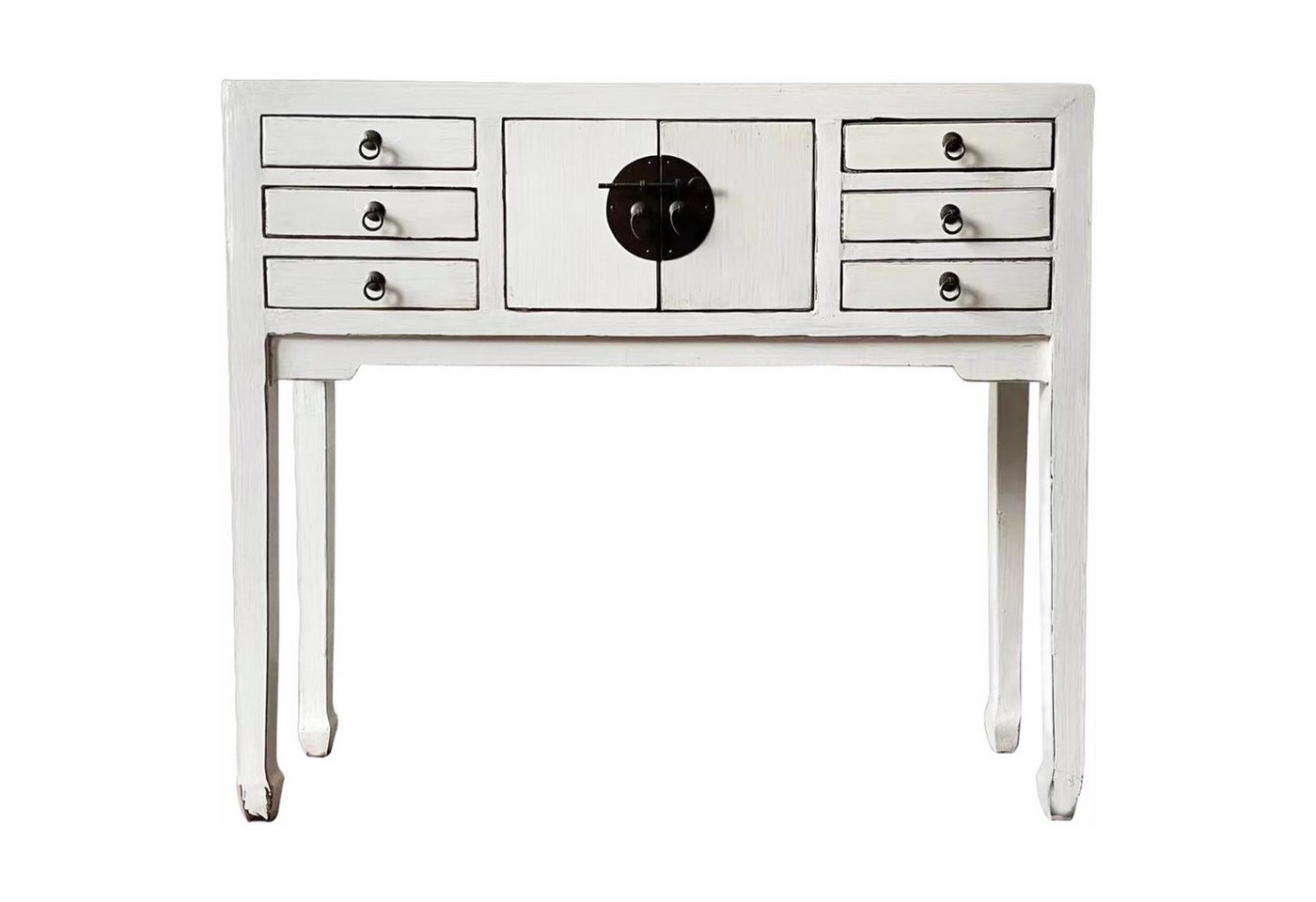 Marrakesch Orient & Mediterran Interior Konsole Vintage Konsolentisch Kommode Adeline Weiss 100cm Marrakesch Orient & Mediterran Interior Konsole Vintage Konsolentisch Kommode Adeline Weiss 100cm von Marrakesch Orient & Mediterran Interior