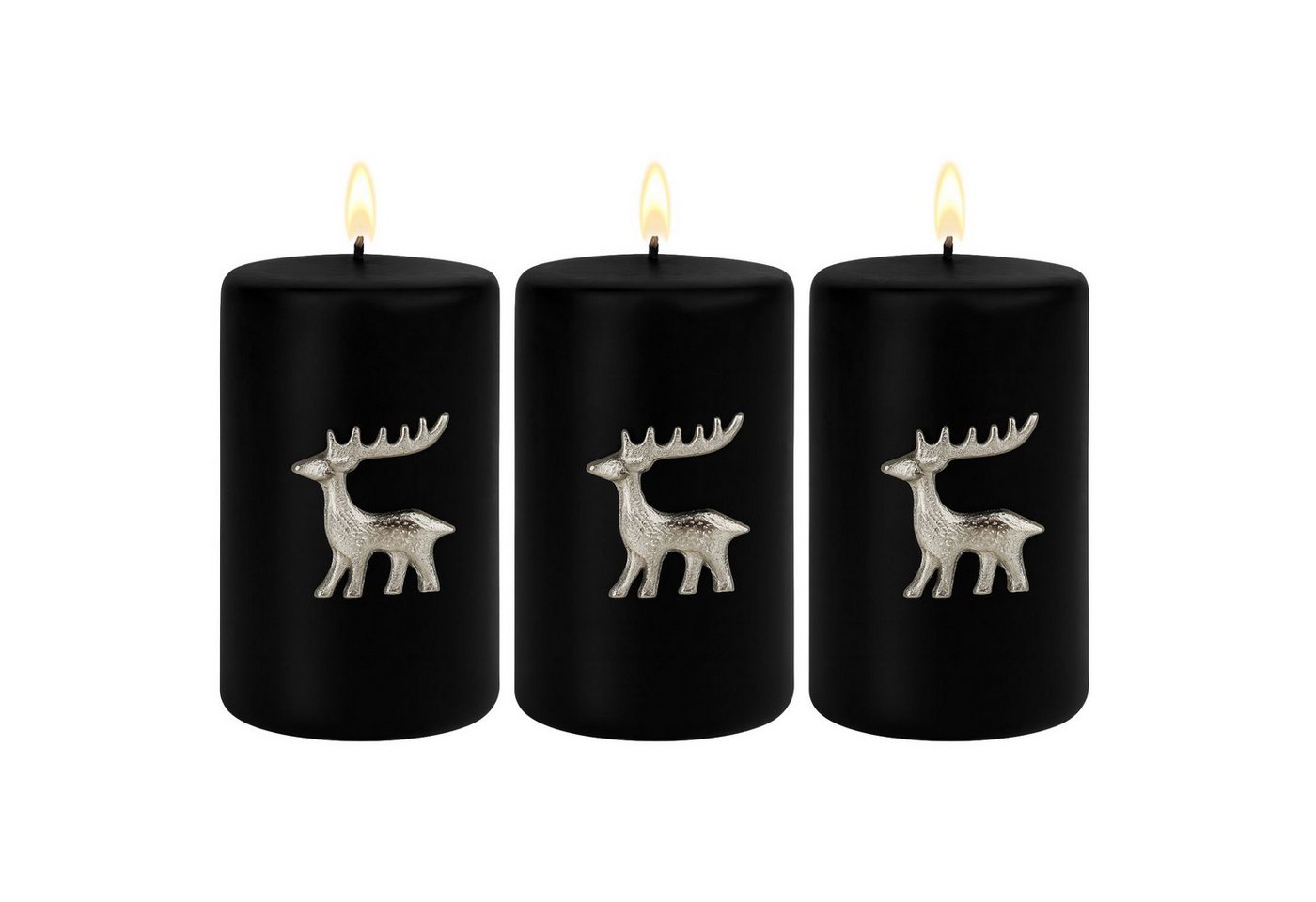 Marrakesch Orient & Mediterran Interior LED-Kerze 3er Set Kerzenpin Caloge C 6cm Silber, Boho Kerzenstecker Advent Deko (3-tlg), Handarbeit Marrakesch Orient & Mediterran Interior LED-Kerze 3er Set Kerzenpin Caloge C 6cm Silber, Boho Kerzenstecker Advent Deko (3-tlg), Handarbeit von Marrakesch Orient & Mediterran Interior