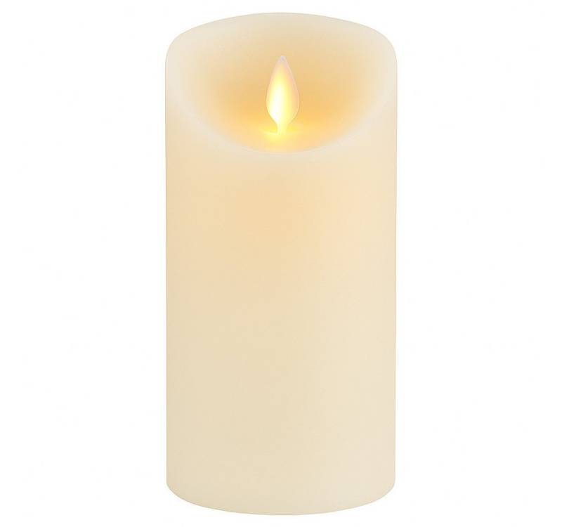 Marrakesch Orient & Mediterran Interior LED-Kerze LED Kerze aus Echtwachs H 15cm × B 7,5cm, Boho Vintage Dekokerze von Marrakesch Orient & Mediterran Interior
