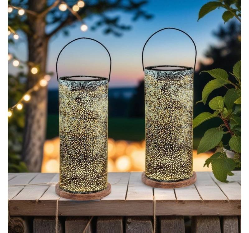 Marrakesch Orient & Mediterran Interior LED Solarleuchte 2er Set Skandinavische Solarlaterne Solar Lampe für Draussen Grün, LED fest integriert Marrakesch Orient & Mediterran Interior LED Solarleuchte 2er Set Skandinavische Solarlaterne Solar Lampe für Draussen Grün, LED fest integriert von Marrakesch Orient & Mediterran Interior