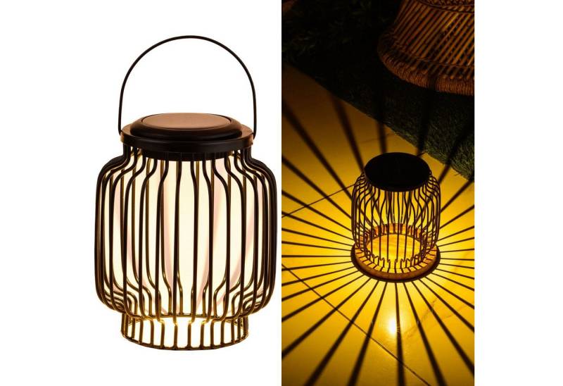 Marrakesch Orient & Mediterran Interior LED Solarleuchte Vintage Solarlaterne Solar Lampe für Draussen Holz Metal Modern Lazar von Marrakesch Orient & Mediterran Interior