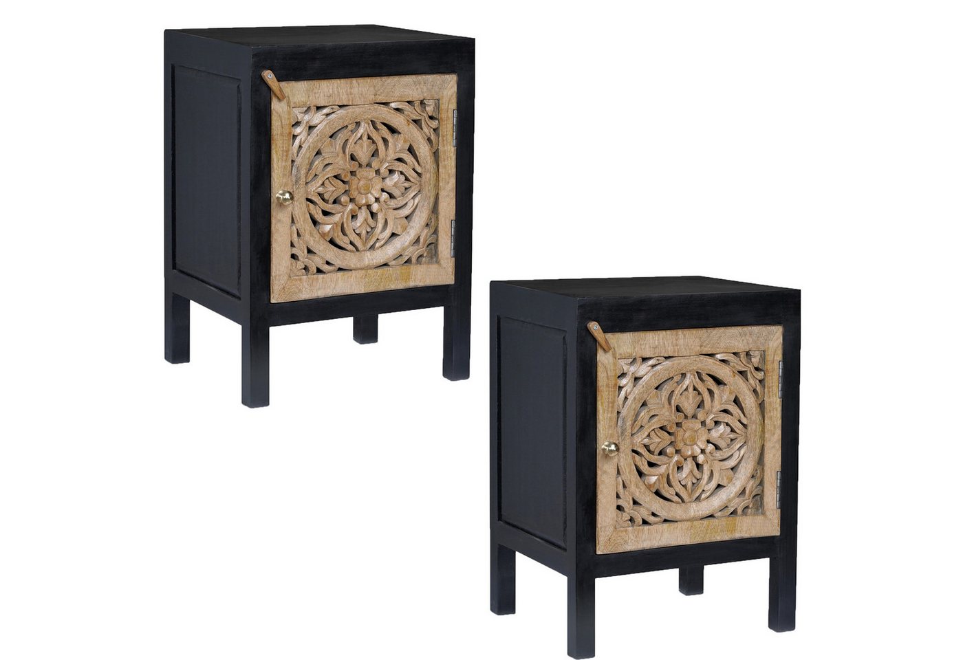 Marrakesch Orient & Mediterran Interior Nachttisch 2er Set marokkanischer Nachttisch Aguerd 54cm (2-St) von Marrakesch Orient & Mediterran Interior
