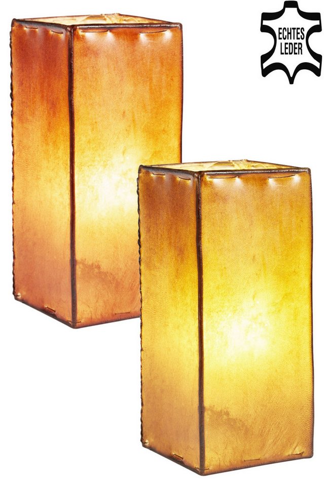 Marrakesch Orient & Mediterran Interior Nachttischlampe 2er Set Nachttischlampe Tischlampe Lampe Janka braun, 2er SET, Handarbeit Marrakesch Orient & Mediterran Interior Nachttischlampe 2er Set Nachttischlampe Tischlampe Lampe Janka braun, 2er SET, Handarbeit von Marrakesch Orient & Mediterran Interior