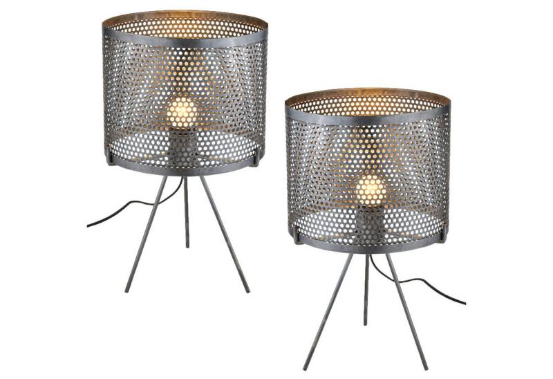 Marrakesch Orient & Mediterran Interior Nachttischlampe 2er Set Retro Deko Tischlampe Nachttischlampe Permius, Handarbeit Marrakesch Orient & Mediterran Interior Nachttischlampe 2er Set Retro Deko Tischlampe Nachttischlampe Permius, Handarbeit von Marrakesch Orient & Mediterran Interior