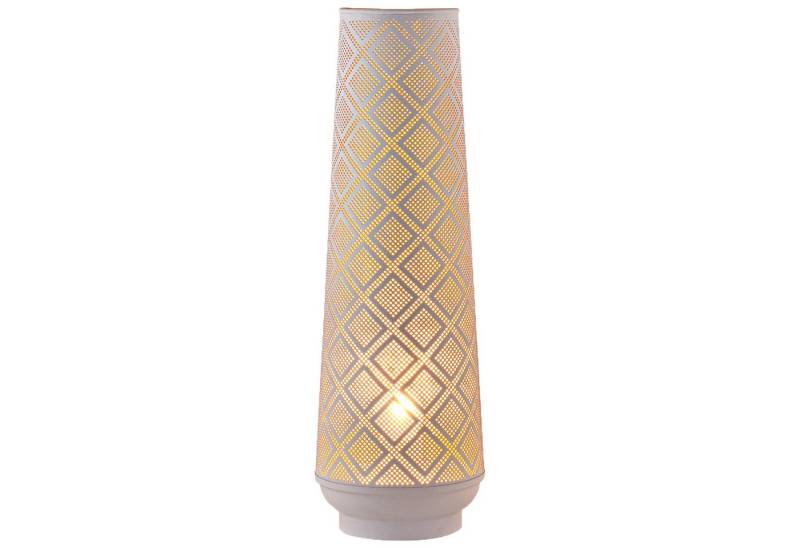 Marrakesch Orient & Mediterran Interior Nachttischlampe Boho Deko Stehlampe Tischlampe Lampe Qantas Gross Weiss, Handarbeit von Marrakesch Orient & Mediterran Interior