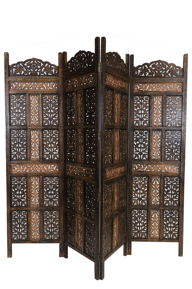 Marrakesch Orient & Mediterran Interior Paravent Paravent Krishna Raumteiler Holz Handarbeit orientalisch 200cm, Handarbeit Marrakesch Orient & Mediterran Interior Paravent Paravent Krishna Raumteiler Holz Handarbeit orientalisch 200cm, Handarbeit von Marrakesch Orient & Mediterran Interior
