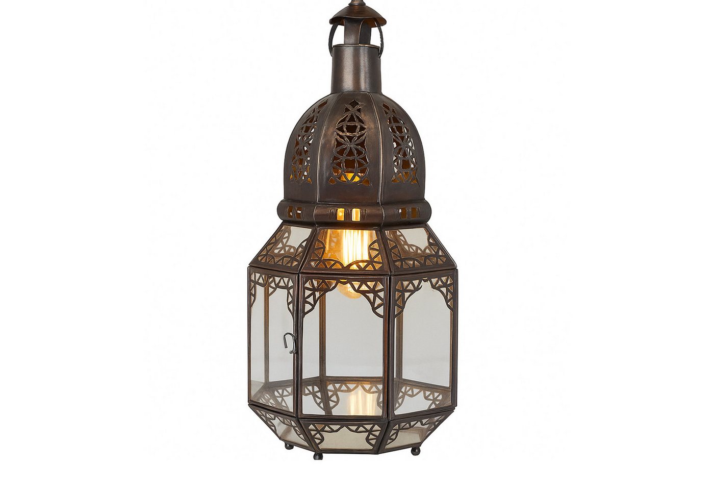 Marrakesch Orient & Mediterran Interior Pendelleuchte Deckenlampe Haifa Klar 40cm, Mediterrane Glas-Metall Pendellampe, ohne Leuchtmittel, Handarbeit Marrakesch Orient & Mediterran Interior Pendelleuchte Deckenlampe Haifa Klar 40cm, Mediterrane Glas-Metall Pendellampe, ohne Leuchtmittel, Handarbeit von Marrakesch Orient & Mediterran Interior