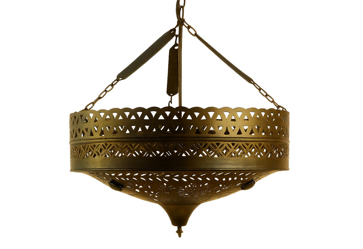 Marrakesch Orient & Mediterran Interior Pendelleuchte Hängeleuchte Ashya Bronze 48cm, Orientalische Lampe Handarbeit, Handarbeit von Marrakesch Orient & Mediterran Interior