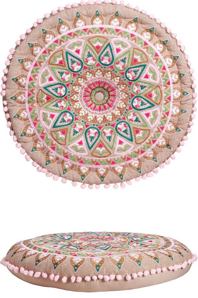 Marrakesch Orient & Mediterran Interior Pouf Arabisches Bodenkissen Badar, Sitzkissen, Bodenkissen, Handarbeit von Marrakesch Orient & Mediterran Interior