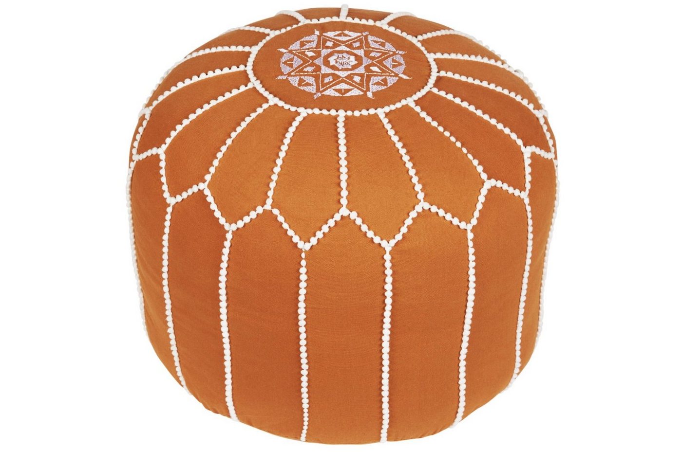 Marrakesch Orient & Mediterran Interior Pouf Arabisches Sitzpouf Chems, Sitzkissen, Bodenkissen, Handarbeit von Marrakesch Orient & Mediterran Interior