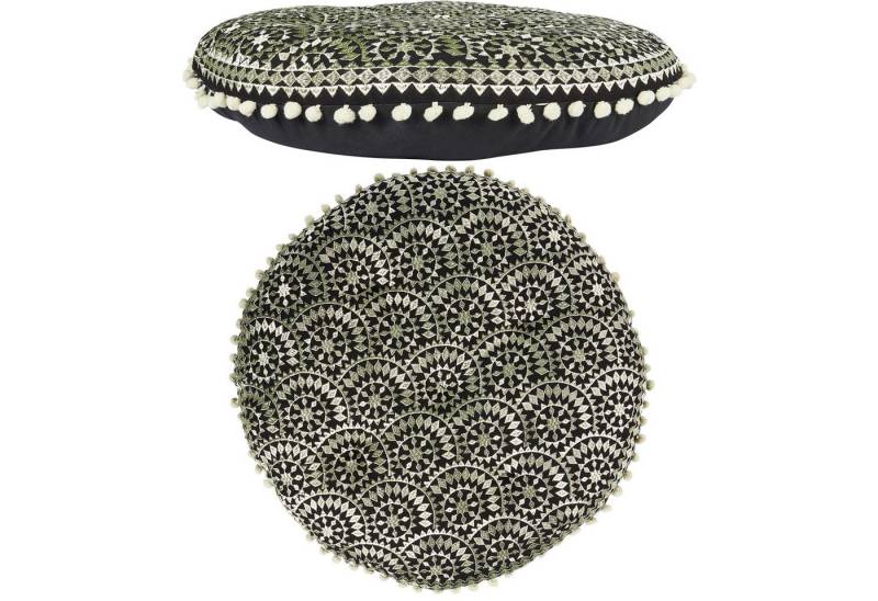 Marrakesch Orient & Mediterran Interior Hocker Boho Design Bodenkissen Sitzkissen Deko Amaya (1 St), Handarbeit von Marrakesch Orient & Mediterran Interior