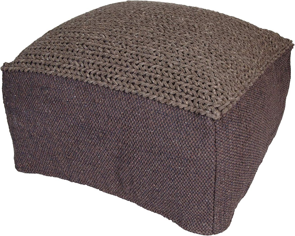 Marrakesch Orient & Mediterran Interior Pouf Urban Sitzpouf Bailee, Sitzkissen, Bodenkissen, Handarbeit von Marrakesch Orient & Mediterran Interior