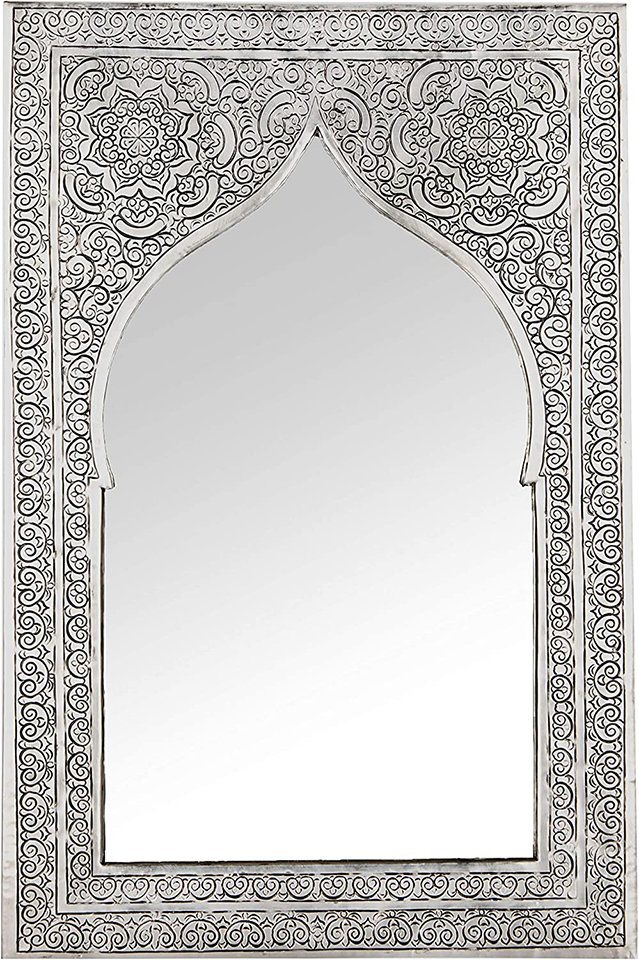 Marrakesch Orient & Mediterran Interior Spiegel Orientalischer Spiegel Malika, Wandspiegel, Kosmetikspiegel, Handarbeit von Marrakesch Orient & Mediterran Interior