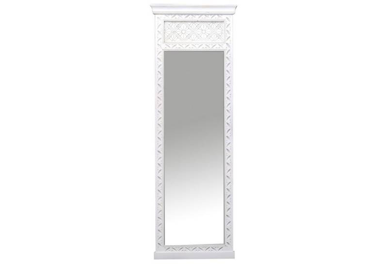 Marrakesch Orient & Mediterran Interior Spiegel Standspiegel Achwin – Handgeschnitzter Spiegel aus Mangoholz 183x61 cm (2-St) von Marrakesch Orient & Mediterran Interior