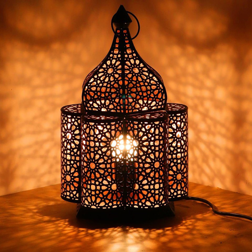 Marrakesch Orient & Mediterran Interior Stehlampe Tischlampe Lampe Feryal 37cm, Marokkanische Tischlampe von Marrakesch Orient & Mediterran Interior