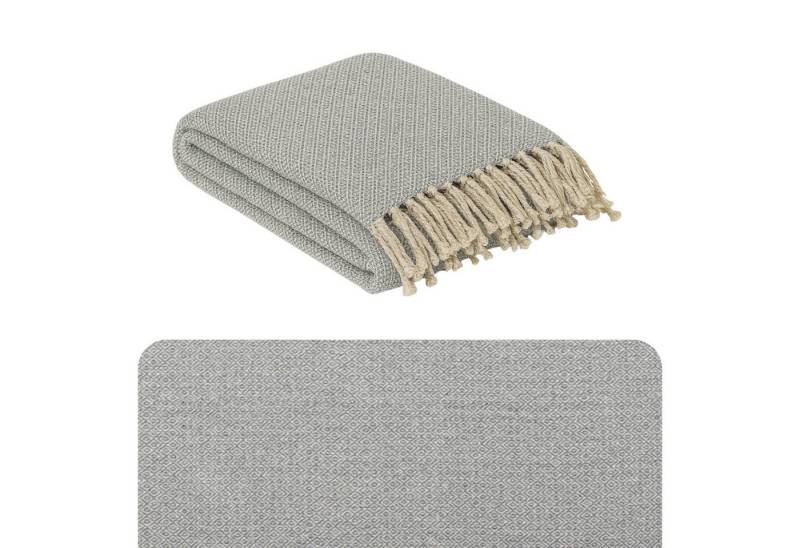 Marrakesch Orient & Mediterran Interior Tagesdecke Calix Tagesdecke Decke Grau 125x150 aus Baumwolle, Boho Modern Deko Marrakesch Orient & Mediterran Interior Tagesdecke Calix Tagesdecke Decke Grau 125x150 aus Baumwolle, Boho Modern Deko von Marrakesch Orient & Mediterran Interior