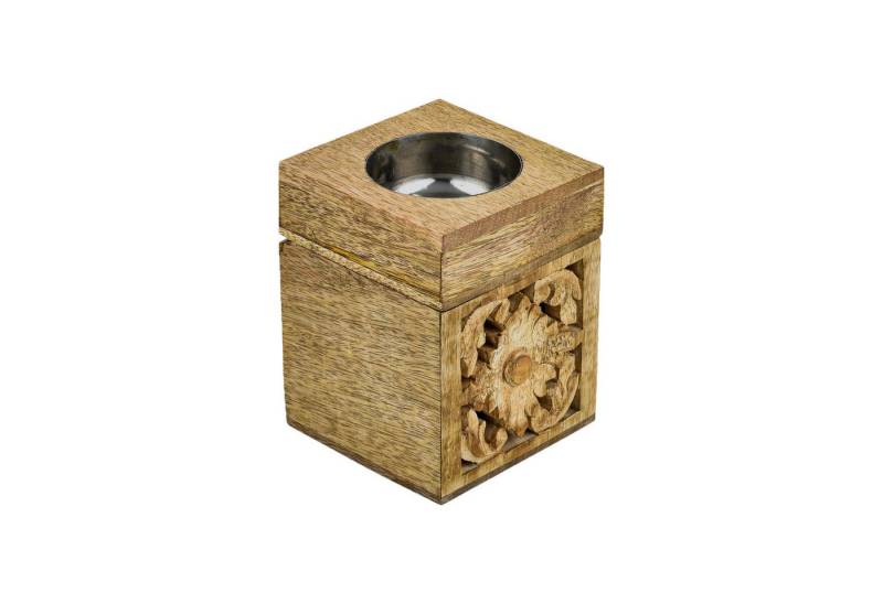 Marrakesch Orient & Mediterran Interior Teelichthalter Orientalische Deko Teelichthalter Aufbewahrungsbox Box Lounis (1 St), Handarbeit von Marrakesch Orient & Mediterran Interior
