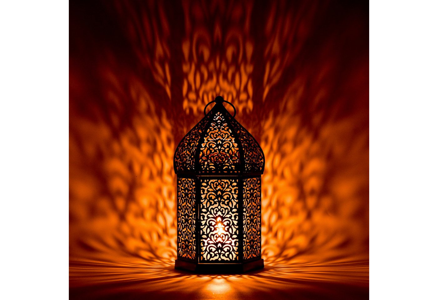 Marrakesch Orient & Mediterran Interior Teelichthalter Orientalische Deko Laterne Windlicht Teelichthalter Yashar, Handarbeit von Marrakesch Orient & Mediterran Interior