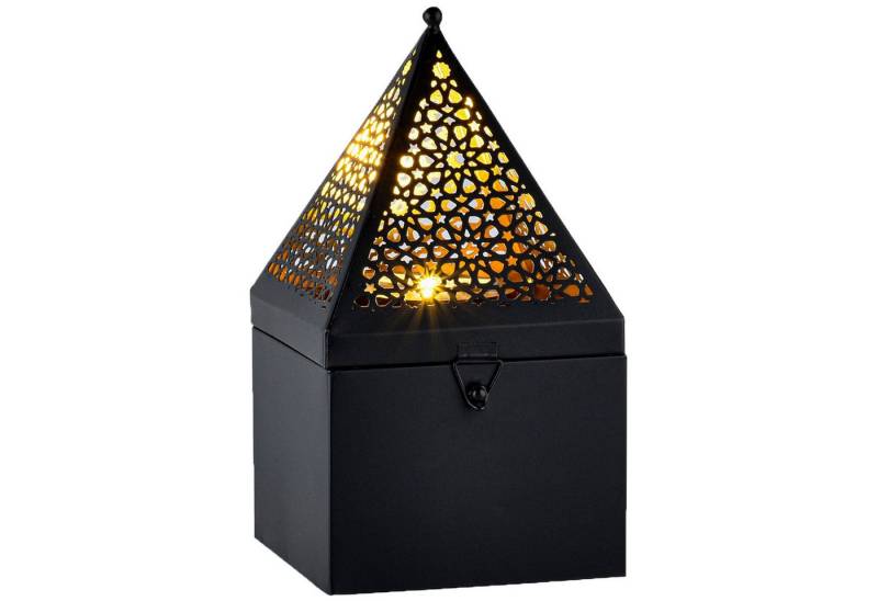Marrakesch Orient & Mediterran Interior Teelichthalter Orientalische Deko Teelichthalter Aufbewahrungsbox mit Deckel Luxor, Handarbeit von Marrakesch Orient & Mediterran Interior