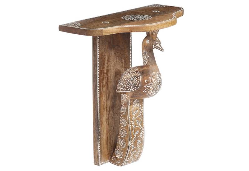 Marrakesch Orient & Mediterran Interior Wanddekoobjekt Boho Deko Wandablage Wandeko Konsole Anshana (1 St), Wanddeko aus Holz von Marrakesch Orient & Mediterran Interior