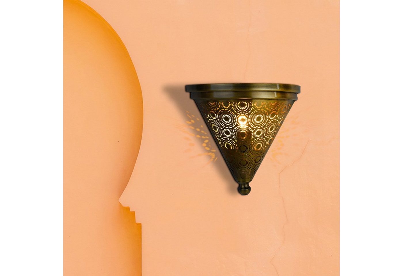 Marrakesch Orient & Mediterran Interior Wandleuchte Wandleuchte Firas, Wandlampe, Orientalische Lampe, Handarbeit von Marrakesch Orient & Mediterran Interior