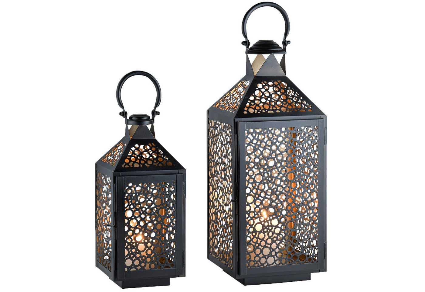 Marrakesch Orient & Mediterran Interior Teelichthalter 2er Set Skandinavische Deko Laterne Windlicht Kerzenhalter Flavio, Handarbeit Marrakesch Orient & Mediterran Interior Teelichthalter 2er Set Skandinavische Deko Laterne Windlicht Kerzenhalter Flavio, Handarbeit von Marrakesch Orient & Mediterran Interior