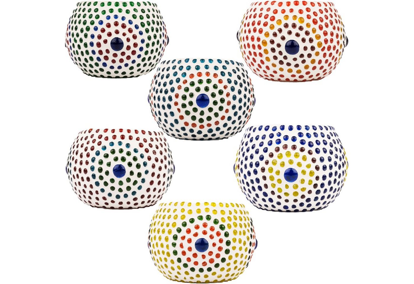 Marrakesch Orient & Mediterran Interior Windlicht 6er Set Orientalisches Windlicht Ajan, orientalisches Windlicht, Handarbeit von Marrakesch Orient & Mediterran Interior